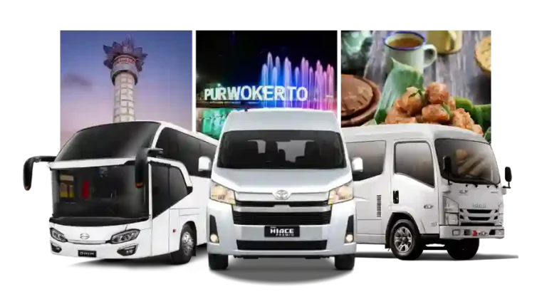 Sewa Bus Purwokerto Pariwisata Murah Mini & Medium Bus Harga Mulai 700K